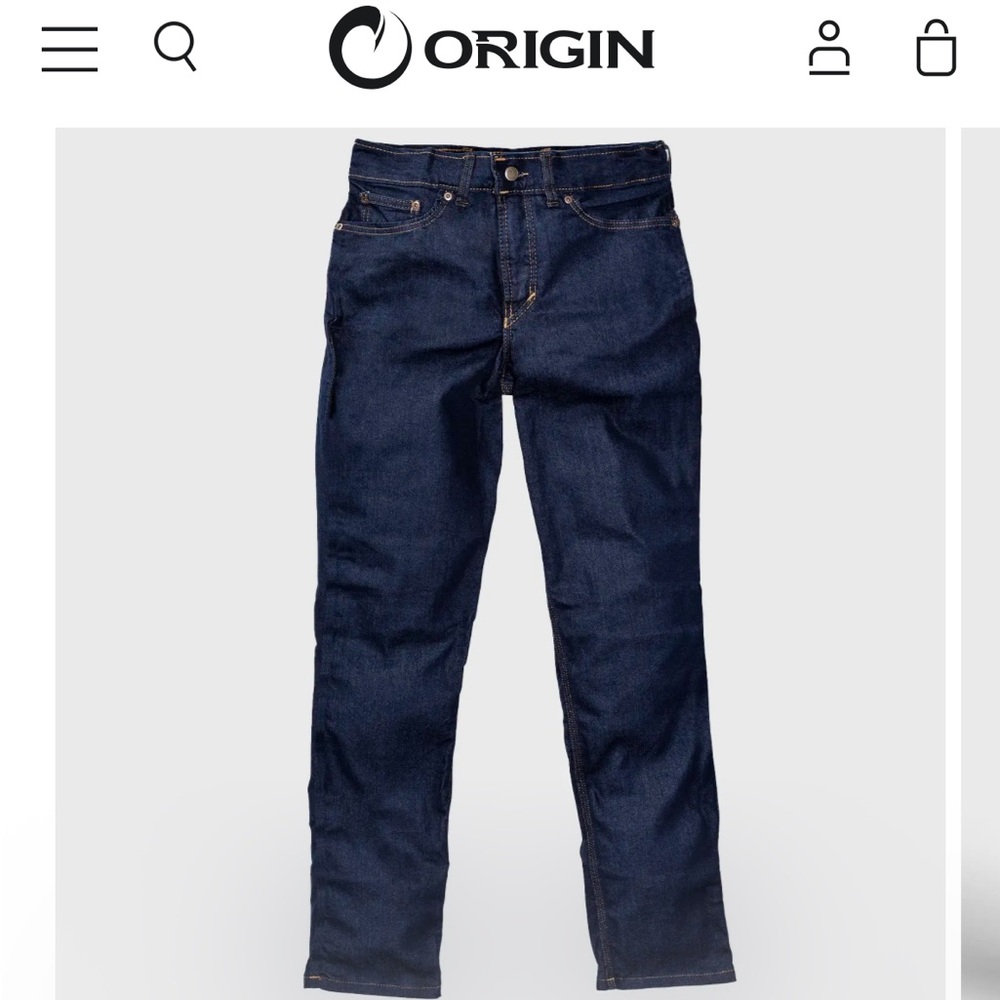Delta Legit Fit Straight Jeans - Dark Wash 30x34 (Brand: Origin, Made in USA)
